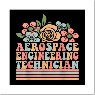 Aerospace Engineering Technician Eng Tech Aircraft Engineer Posters and Art